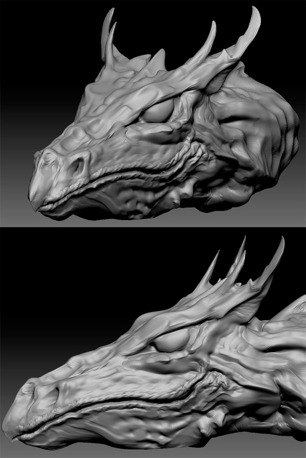 3D Dragon Turnaround