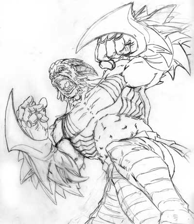 Vulshok Berserker Sketch