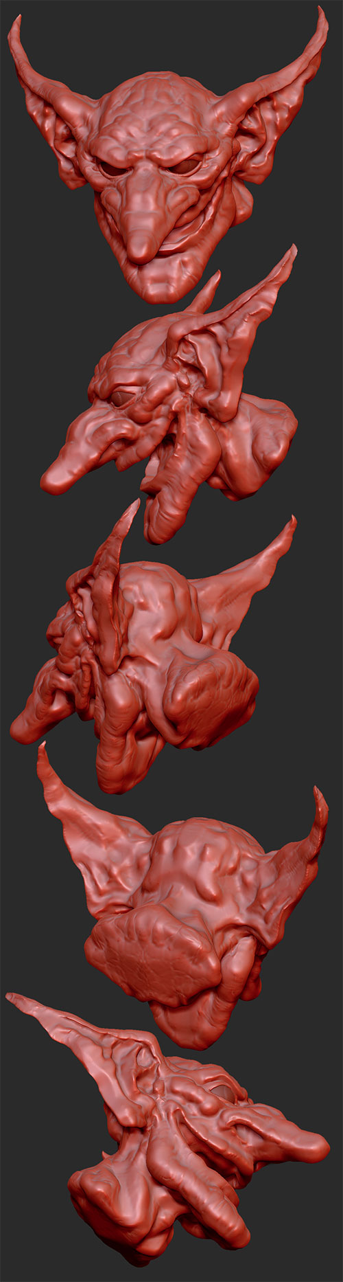 Goblin Sculpture Stage 2